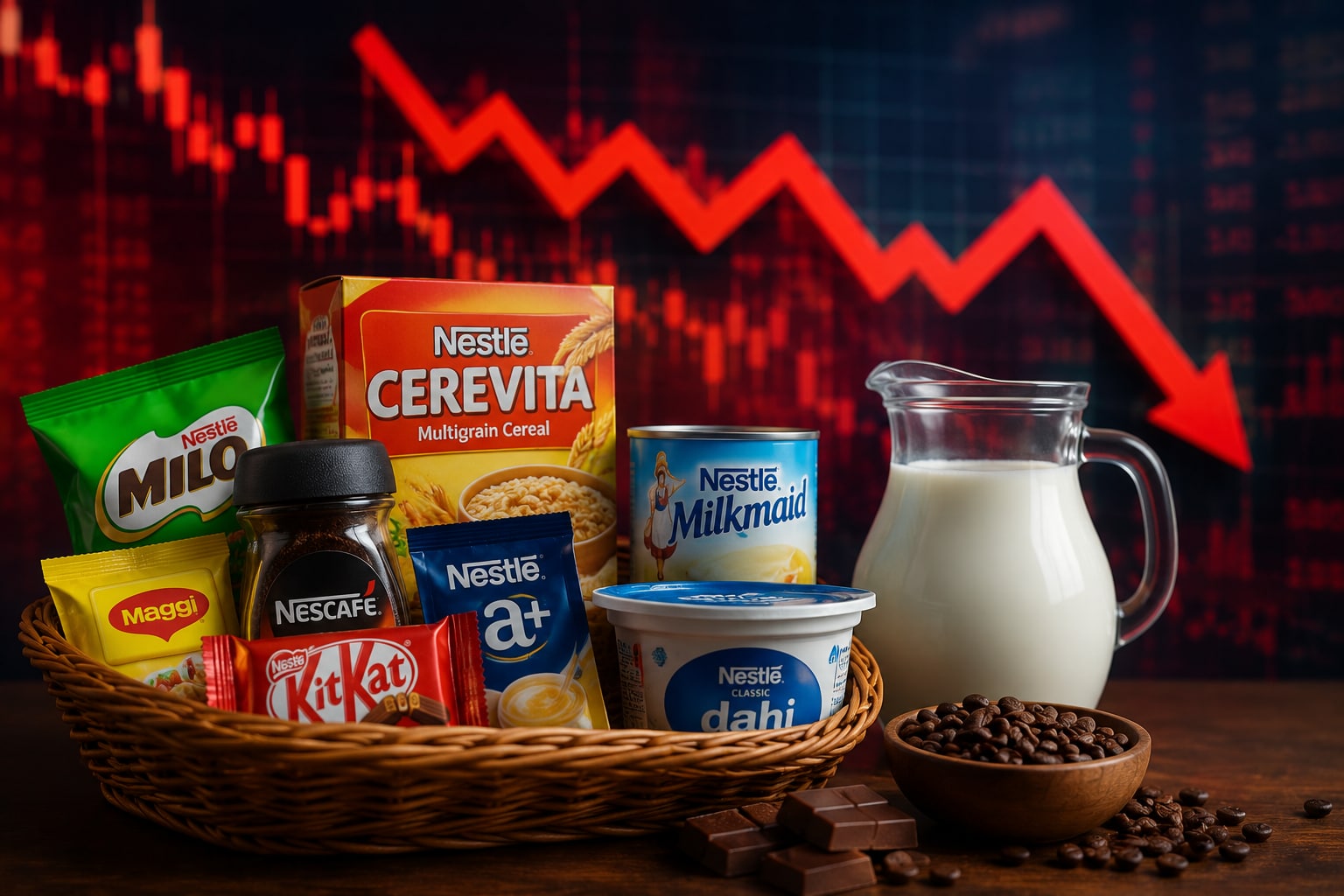 Nestle India shares drop after management cites consumption slowdown and geopolitical risks