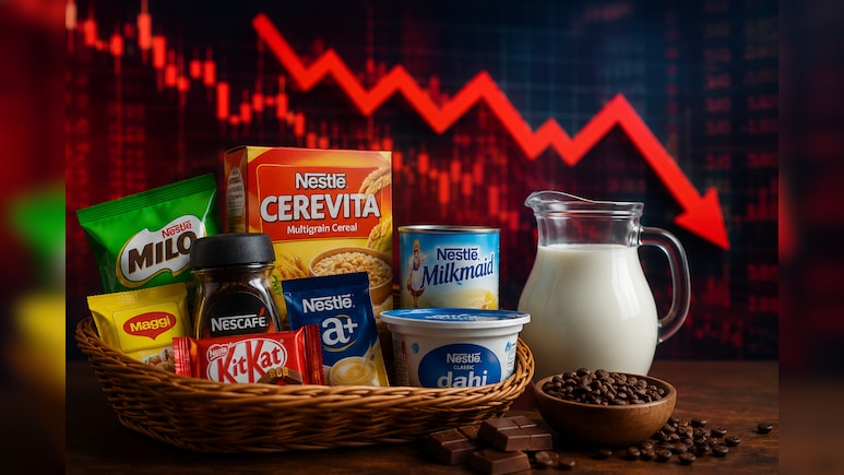 Nestle India Shares Fall Over 4% As Management Flags Consumption Slowdown, Geopolitical Risks