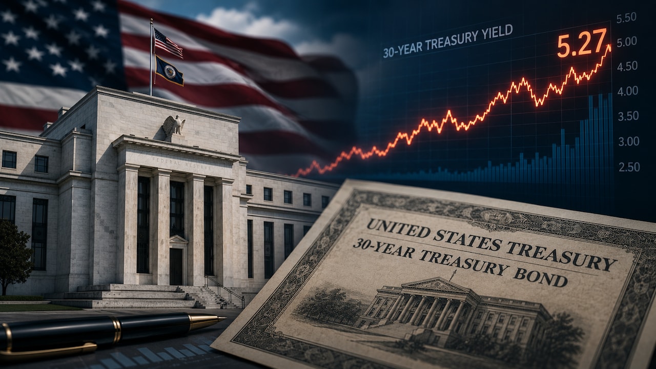 US 30-Year Treasury Yield Hits 5.28%, Highest Since 2007 Despite Fed's Hawkish Pause: What's Driving Borrowing Costs?