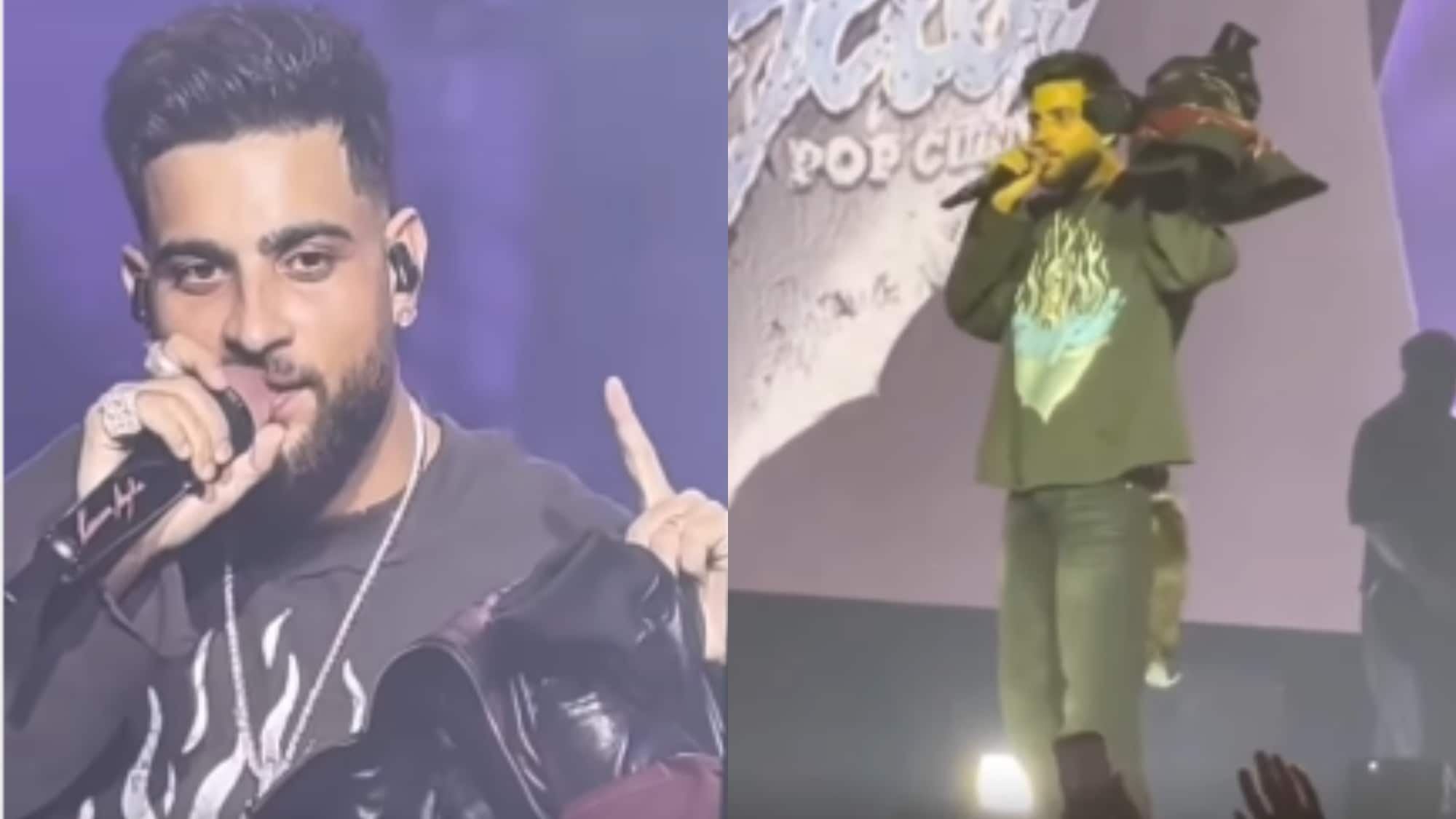 Karan Aujla confronts fan after jacket thrown on stage at Adelaide concert