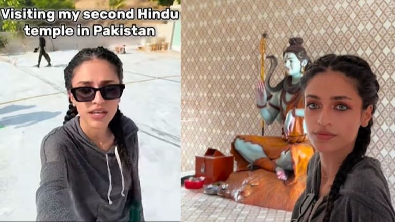 पाकिस्तान के शिव मंदिर में दर्शन करने पहुंचीं कनाडा की महिला, VIDEO शेयर कर कही ये बात
