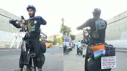 Kerala Man Cycled 7,000 Km Without A Front Wheel. His Goal Is Everest Base Camp