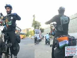 Kerala Man Cycled 7,000 Km Without A Front Wheel. His Goal Is Everest Base Camp