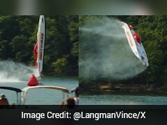 High-Speed Boat Goes Airborne, Flips Backward During Race In US