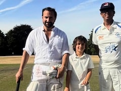 Saifs Cricket Video Sparks Buzz, Fans Cant Stop Talking About His Bowling