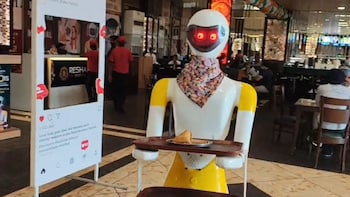 Waiters To Lose Jobs? Robot Serves Customers At Dhaba In Murthal