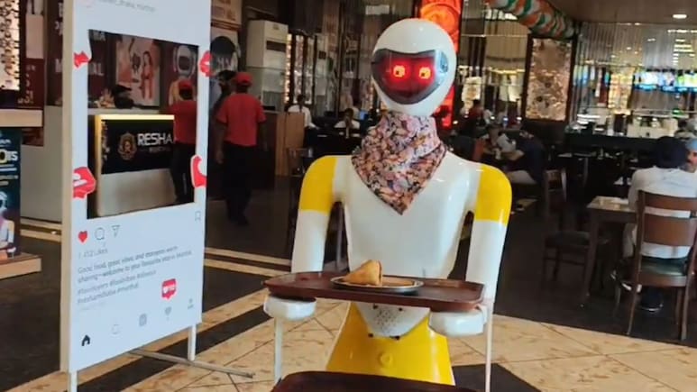 Waiters To Lose Jobs? Robot Serves Customers At Dhaba In Murthal