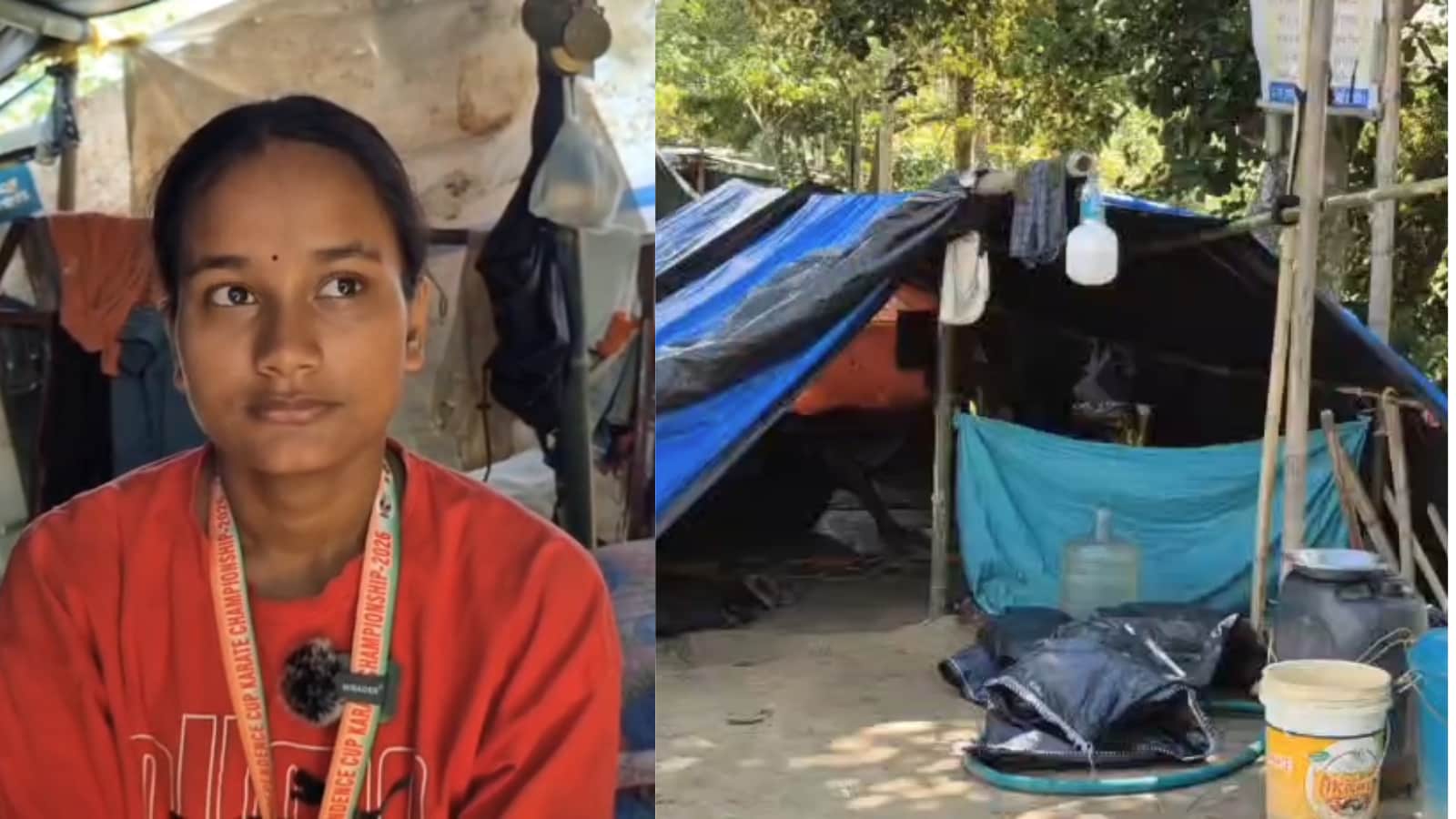 Assam Girl Wins National Karate Gold, Returns Home To Family Living In Tent
