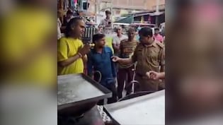 UP Sweet Shop Worker Refuses To Taste His Own Sweets During Food Safety Raid