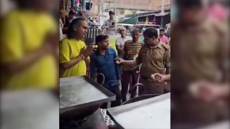 UP Sweet Shop Worker Refuses To Taste His Own Sweets During Food Safety Raid