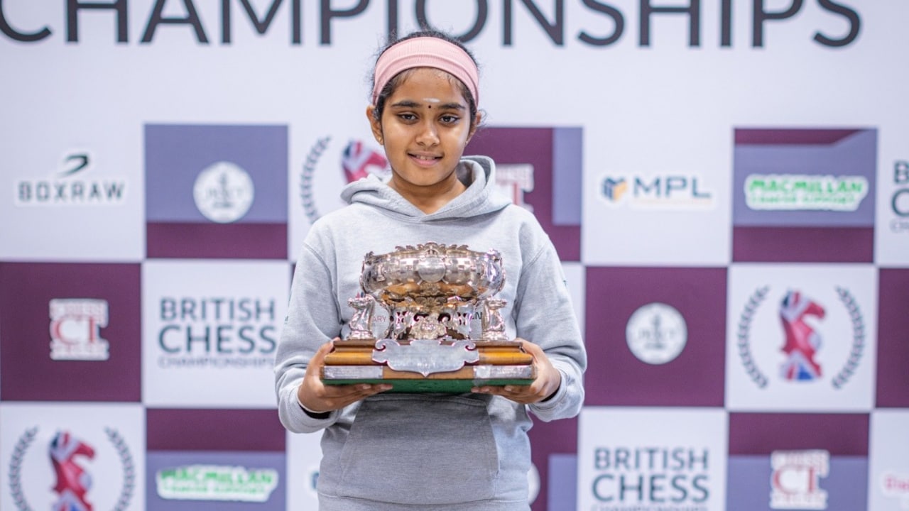 11-Year-Old Indian-Origin Bodhana Sivanandan Becomes Youngest British Womens Chess Champion
