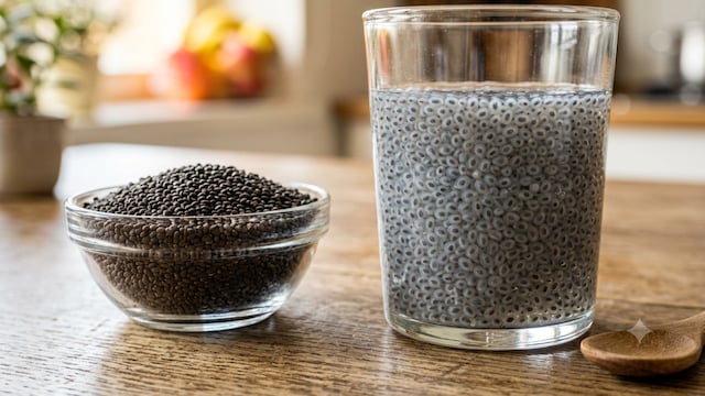 Basil seeds need to be eaten in moderation for lowering cholesterol and triglycerides