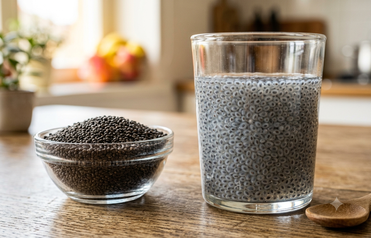 Basil seeds need to be eaten in moderation for lowering cholesterol and triglycerides