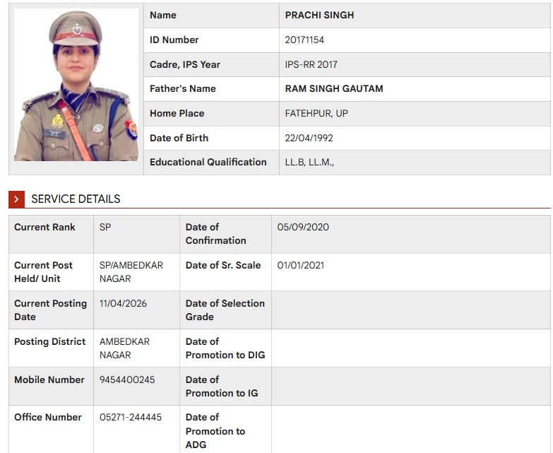 ips prachi singh 