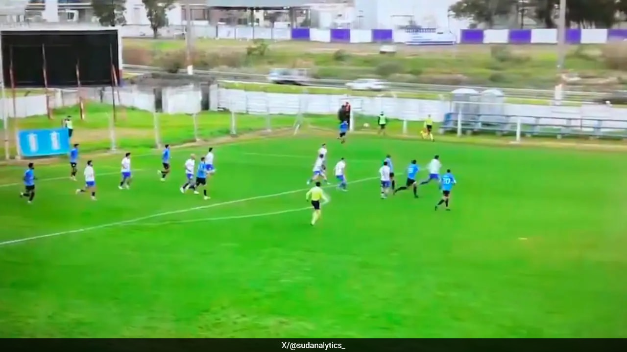 Ball From Football Match Causes Car Crash On Highway, Incident Caught On Live TV