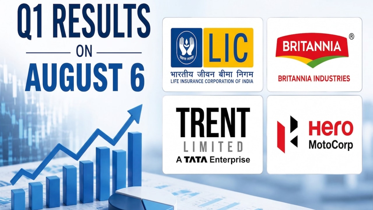 Q1 Results Today: LIC, Hero MotoCorp, Trent, Britannia Industries Among 160+ Companies To Announce Q1 FY27 Earnings
