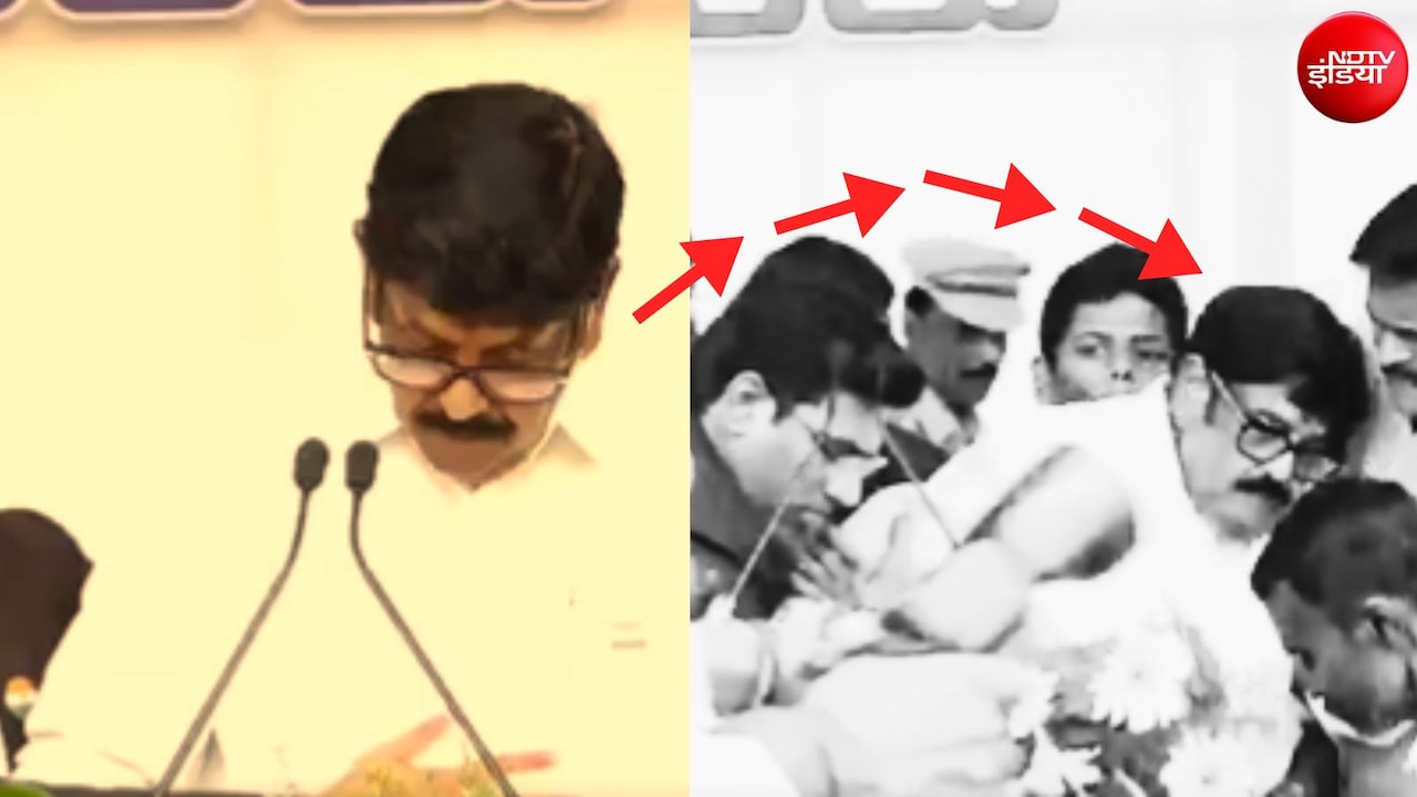 भाषण देते-देते मंत्री जी को आ गया चक्कर, गिरने ही वाले थे कि... VIDEO