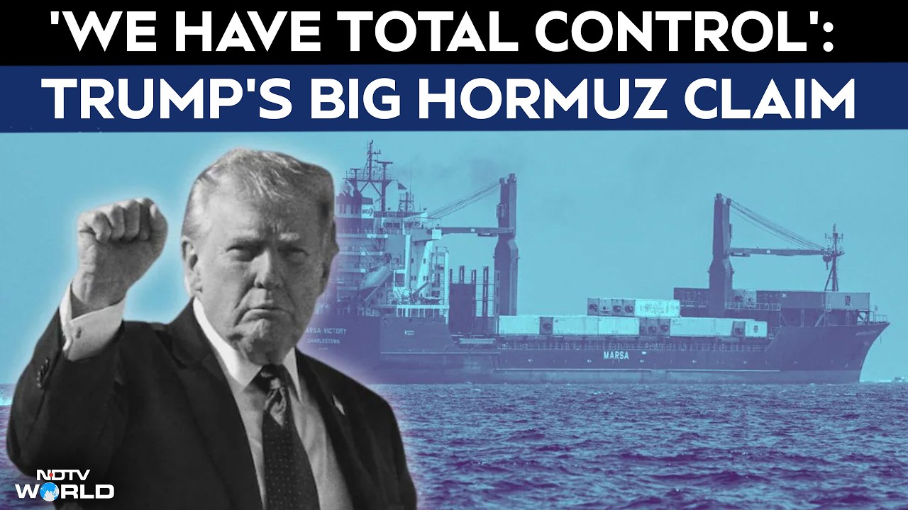 Donald Trump's Big Hormuz Claim: 'We Have Total Control' Of Strait