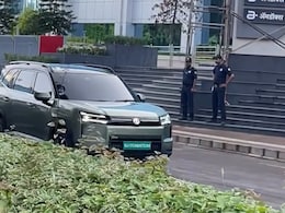 MG Hector Tomahawk EV Spied Undisguised During TVC Shoot; Debut On August 26