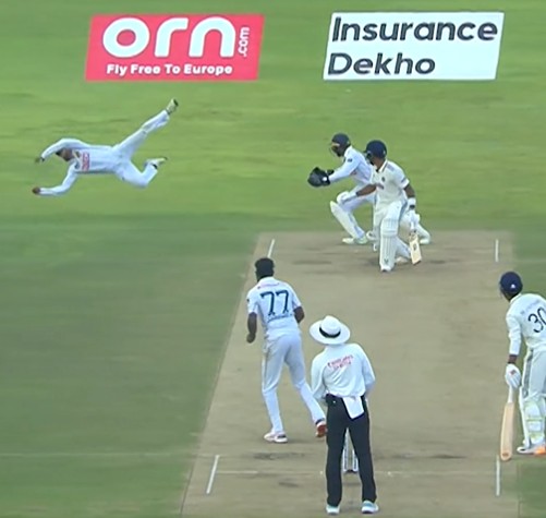 Watch: SL Captain Grabs One-Handed Stunner To Dismiss Jurel, Amazes Fans