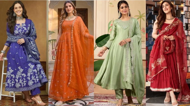 हर किसी की नजरें ठहर जाएंगी आपके लुक पर, Myntra Sale से आज ही ₹1599 से कम में खरीदें ये खूबसूरत Anarkali Sets
