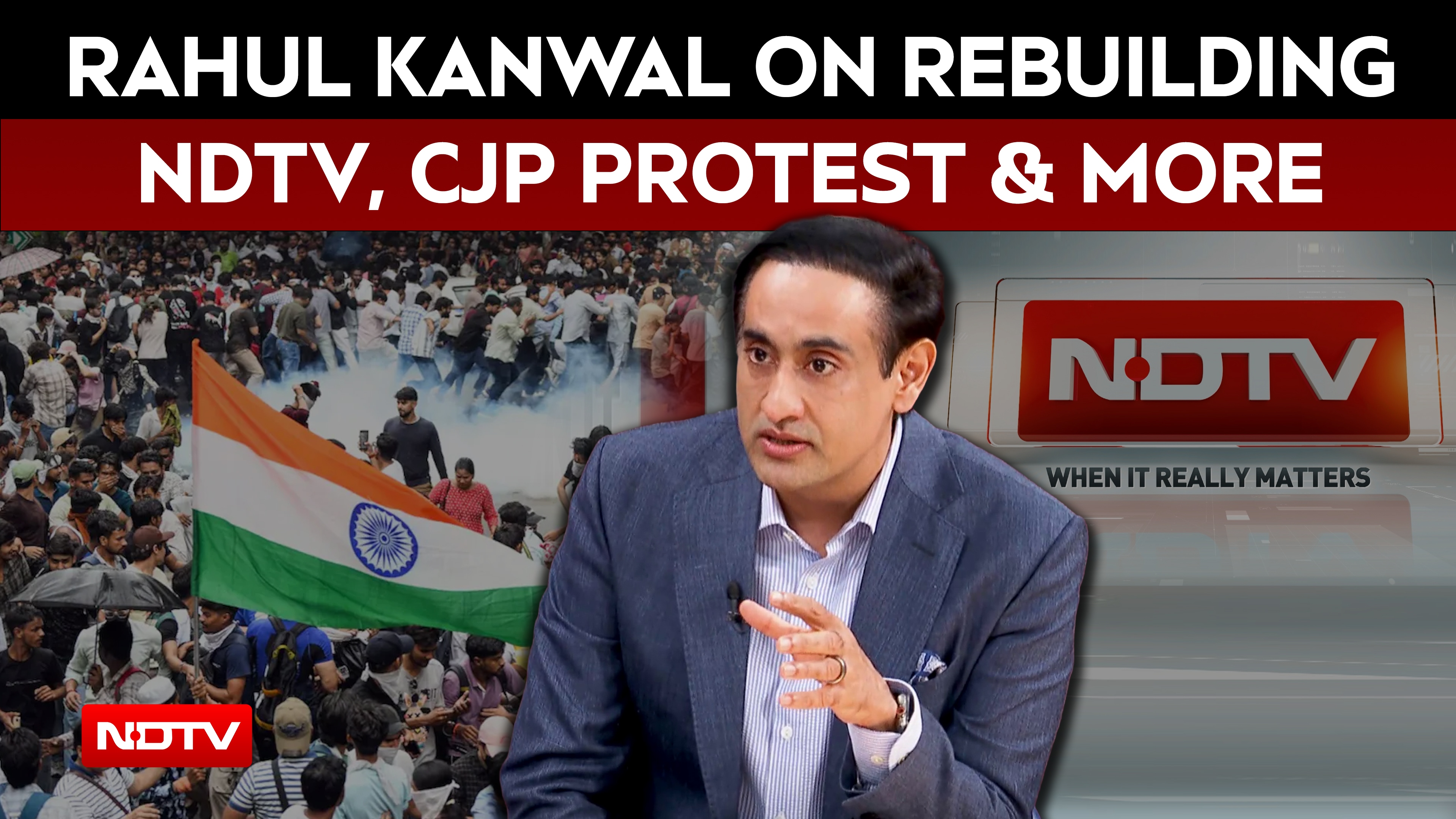 NDTV CEO & Editor-In-Chief Rahul Kanwal On Rebuilding New NDTV For New India