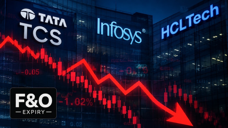 TCS, Infosys, HCLTech Fall As Traders Cut F&O Positions In IT Stocks Ahead Of Expiry