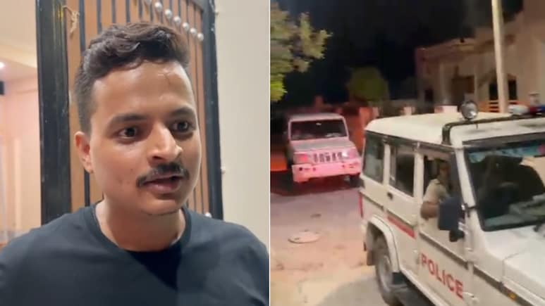 शुभम रेवाड़ के घर के बाहर देर रात पहुंची पुलिस, आरोप- नजरबंद करने की कोशिश, छात्र नेता का वीडियो आया सामने