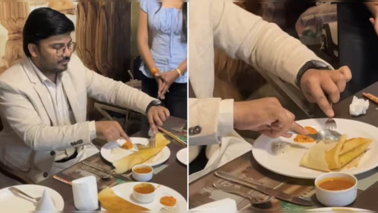 ये है डोसा खाने का सही तरीका? एटीकेट कोच ने सिखाया ऐसा तरीका देख भड़क उठे लोग, लगा दी क्लास