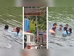 छात्राओं को गोद में उठाकर नहाता दिखा स्कूल प्रिंसिपल, पिकनिक के बहाने सभी को डैम में उतारा