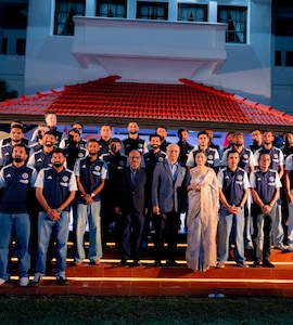 Indian High Commissioner Hosts Team India In Colombo Ahead Of 2nd Test Against Sri Lanka