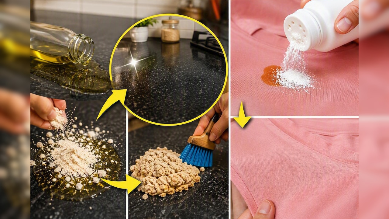 फर्श से तेल कैसे साफ करें? आटा मिनटों में दूर करेगा चिपचिपाहट