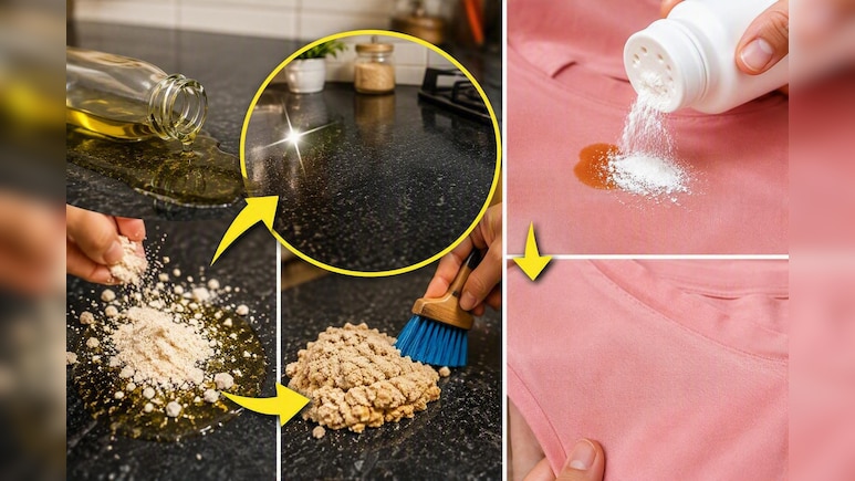 फर्श से तेल कैसे साफ करें? आटा मिनटों में दूर करेगा चिपचिपाहट