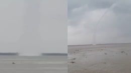 Watch: Rare Rotating Water Column Spotted Over Brahmaputra River In Assam's Barpeta
