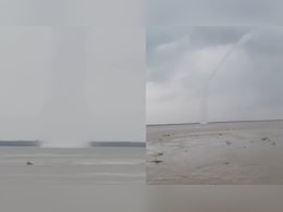 Watch: Rare Rotating Water Column Spotted Over Brahmaputra River In Assam's Barpeta