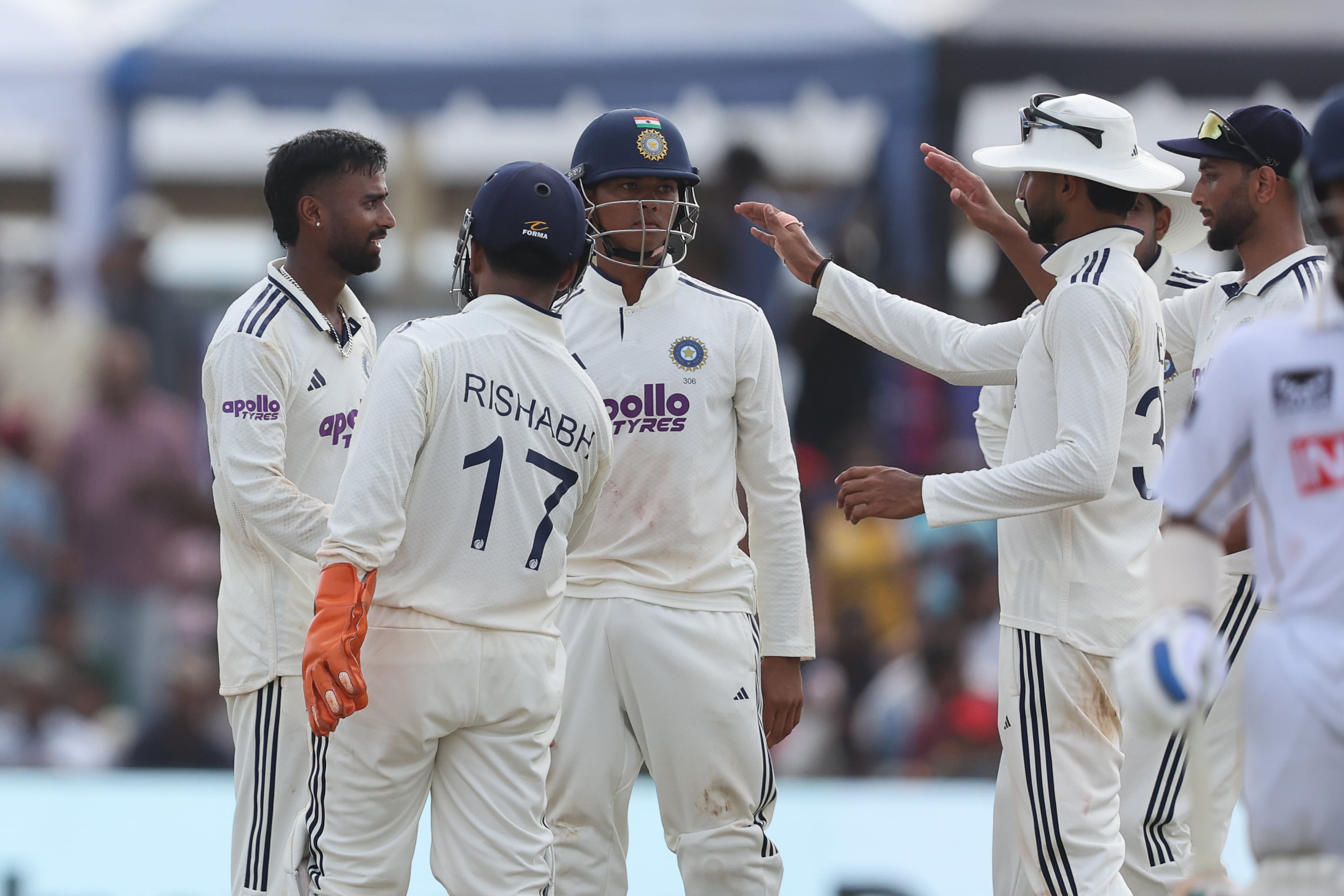 India take 178-run lead over Sri Lanka in first Test as Suthar, Jadeja impress