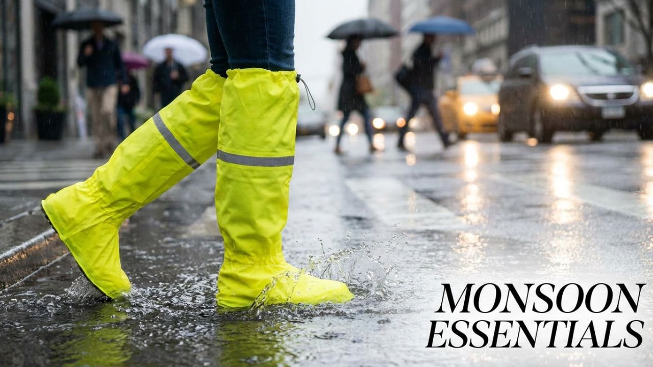 छाता और रेनकोट ही नहीं, मानसून किट में जरूर शामिल करें ये 5 वॉटरप्रूफ Rain Shoes