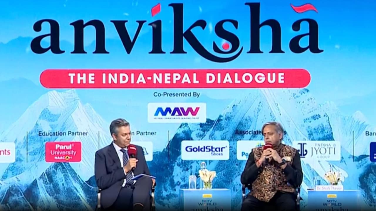 NDTV 'Anviksha' India-Nepal Dialogue Live Updates: 'Let's Not Get Overexcited About Nepal-China Ties,' Says Shashi Tharoor
