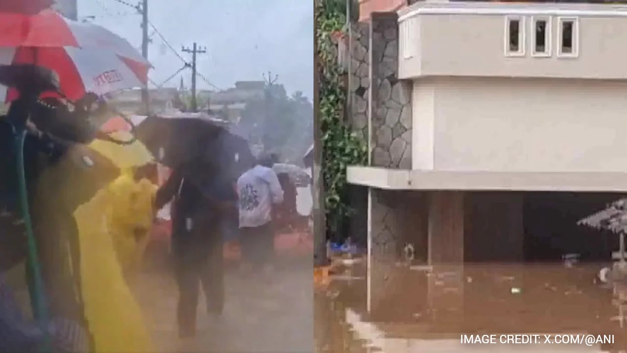 Red Alert In Kerala's Kottayam After Rain Triggers Landslides, Flooding