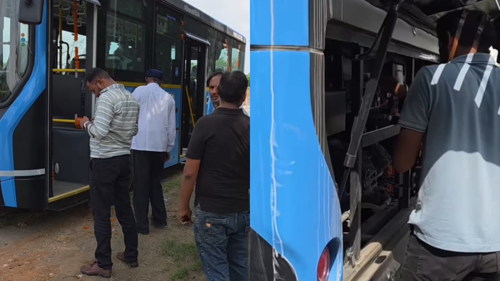 बस के आधुनिक होने की वजह से चालक को भी अधिक समझ नहीं आया