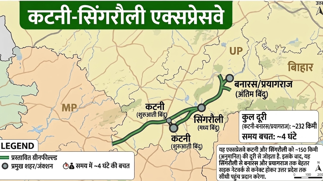 कटनी सिंगरौली लिंक एक्सप्रेसवे को हरी झंडी, भोपाल, रीवा, प्रयागराज, वाराणसी तक हाईस्पीड कनेक्टिविटी, MP-UP-छत्तीसगढ़ को फायदा
