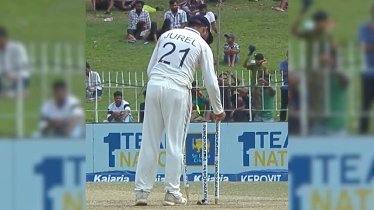 Dhruv Jurel Takes Bizarre Measure As India Fail To Bowl Out Sri Lanka In 2nd Test - Video