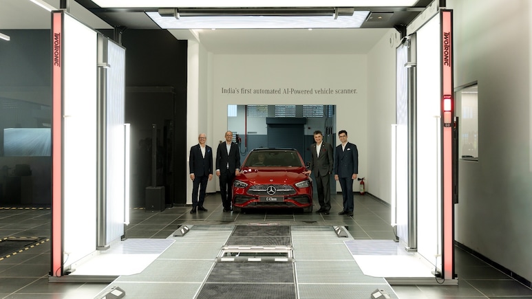 Mercedes-Benz Deploys AI Car Scanner In Mumbai To Speed Up Service Inspections