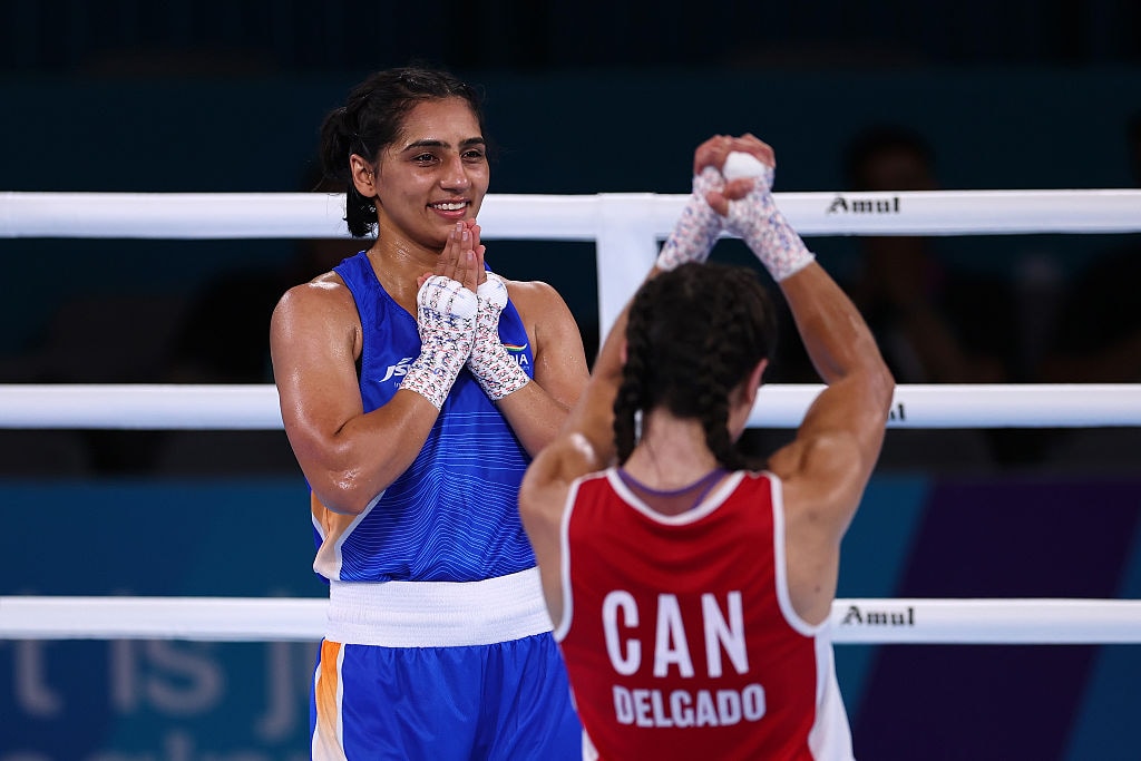 Preeti Pawar and Jaismine Lamboria win boxing gold at Commonwealth Games