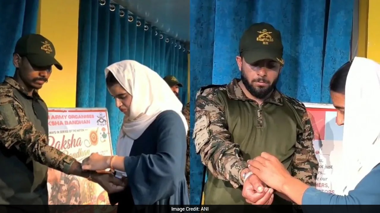 Kashmiri Girls Tie Rakhi To Army Jawans, Heartwarming Video Wins Hearts Online