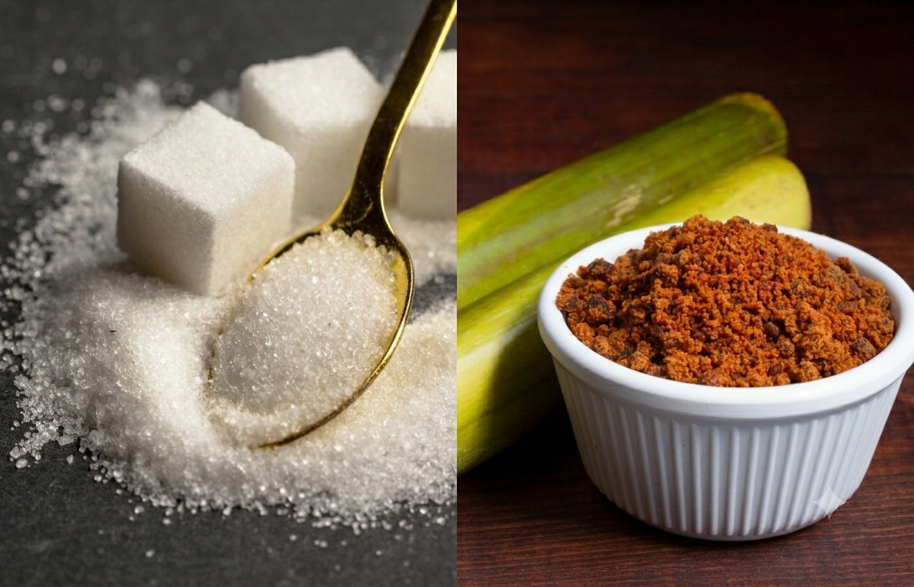 Is Jaggery (Gud) Really Better Than White Sugar For Weight Loss?