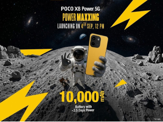 Poco X8 Power 5G आ रहा 10,000mAh बैटरी के साथ, 4 सितंबर को भारत में लॉन्च, IP69 रेटिंग!