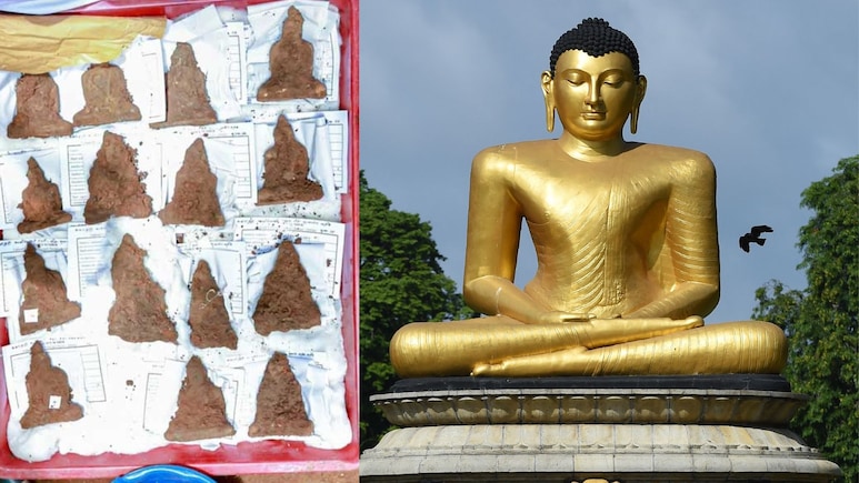 श्रीलंका में मिली महात्मा बुद्ध की 17 सोने की मूर्तियां