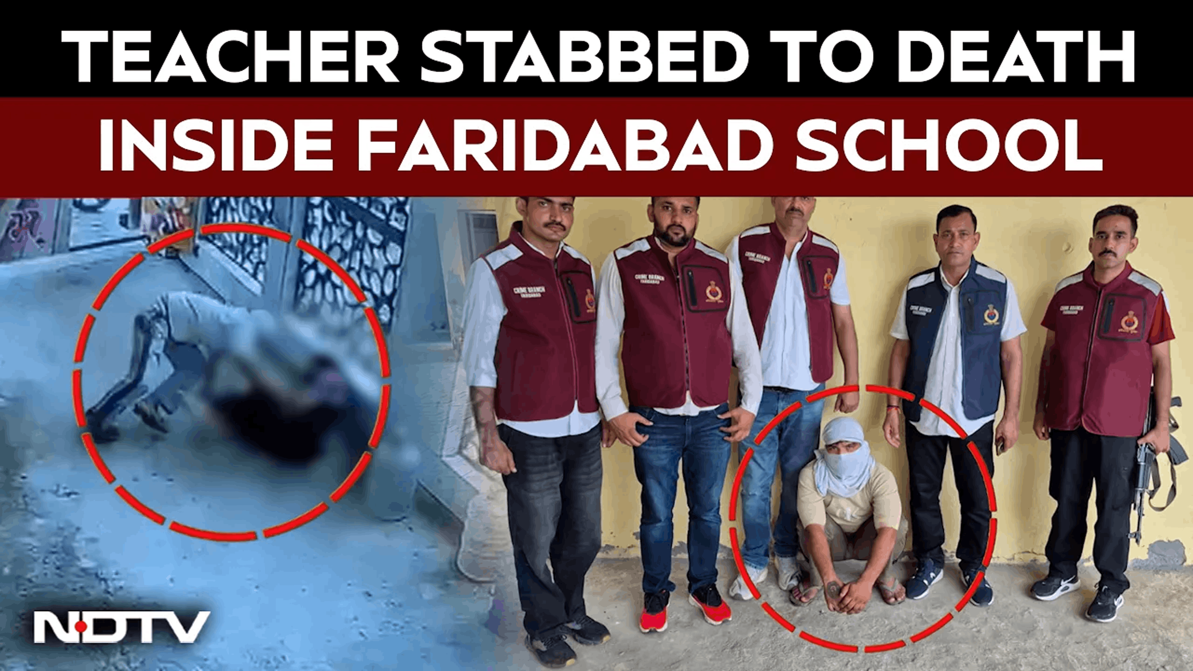 Faridabad Teacher Stabbed Over 20 Times Inside School; Accused Arrested