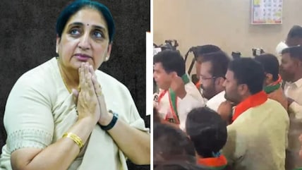 Congress' Gungi Gudiya Post On Sunetra Pawar, NCP's Indira Gandhi Reminder